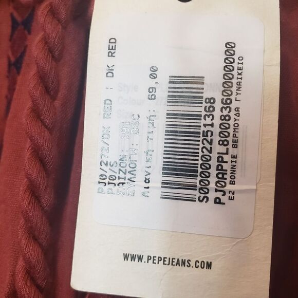 PEPE JEANS Ethnic Design Linen-Blend Shorts NWT - Picture 11 of 16